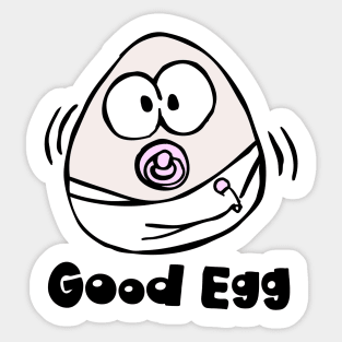 Good Egg Baby Girl Sticker